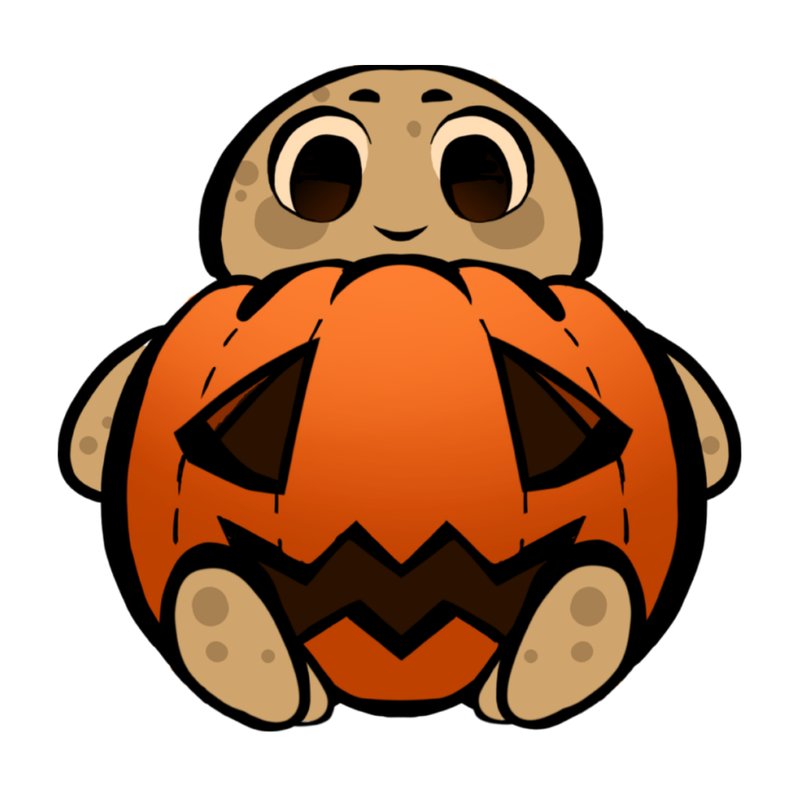 Colored render of the plush